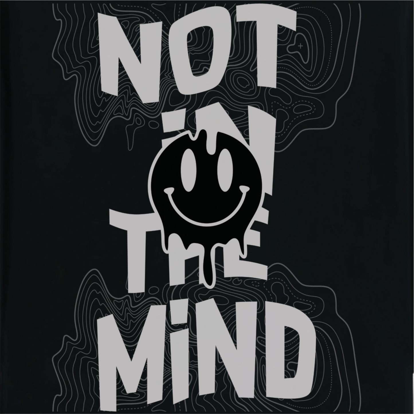 Not In The Mind Oversized Unisex Graphic T-shirt