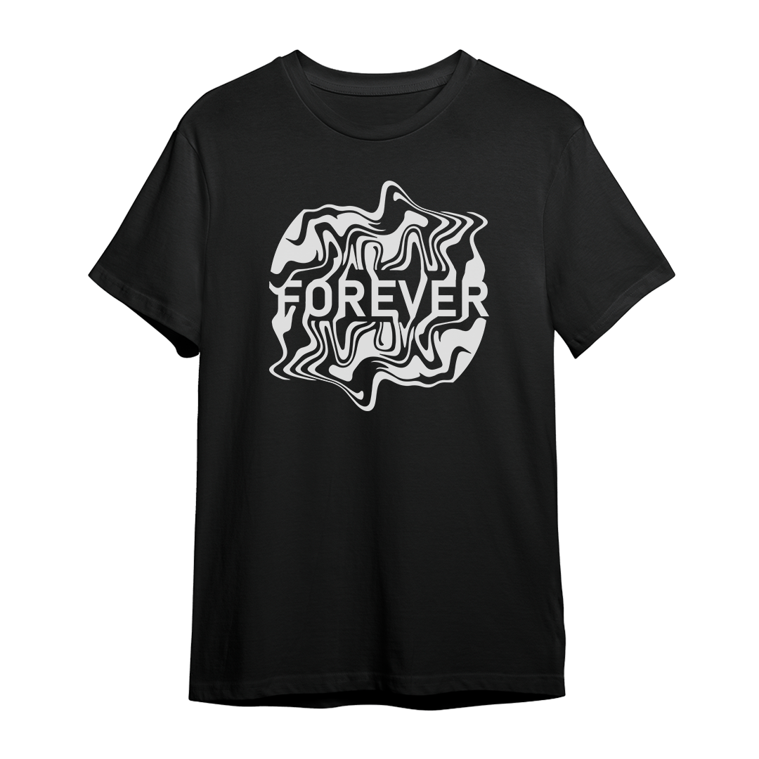 Forever Graphic Black Unisex Graphic T-shirt