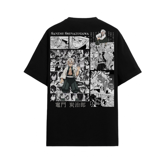 Sanemi Shinazugawa | Wind Hashira  - Oversized Unisex Graphic T-shirt