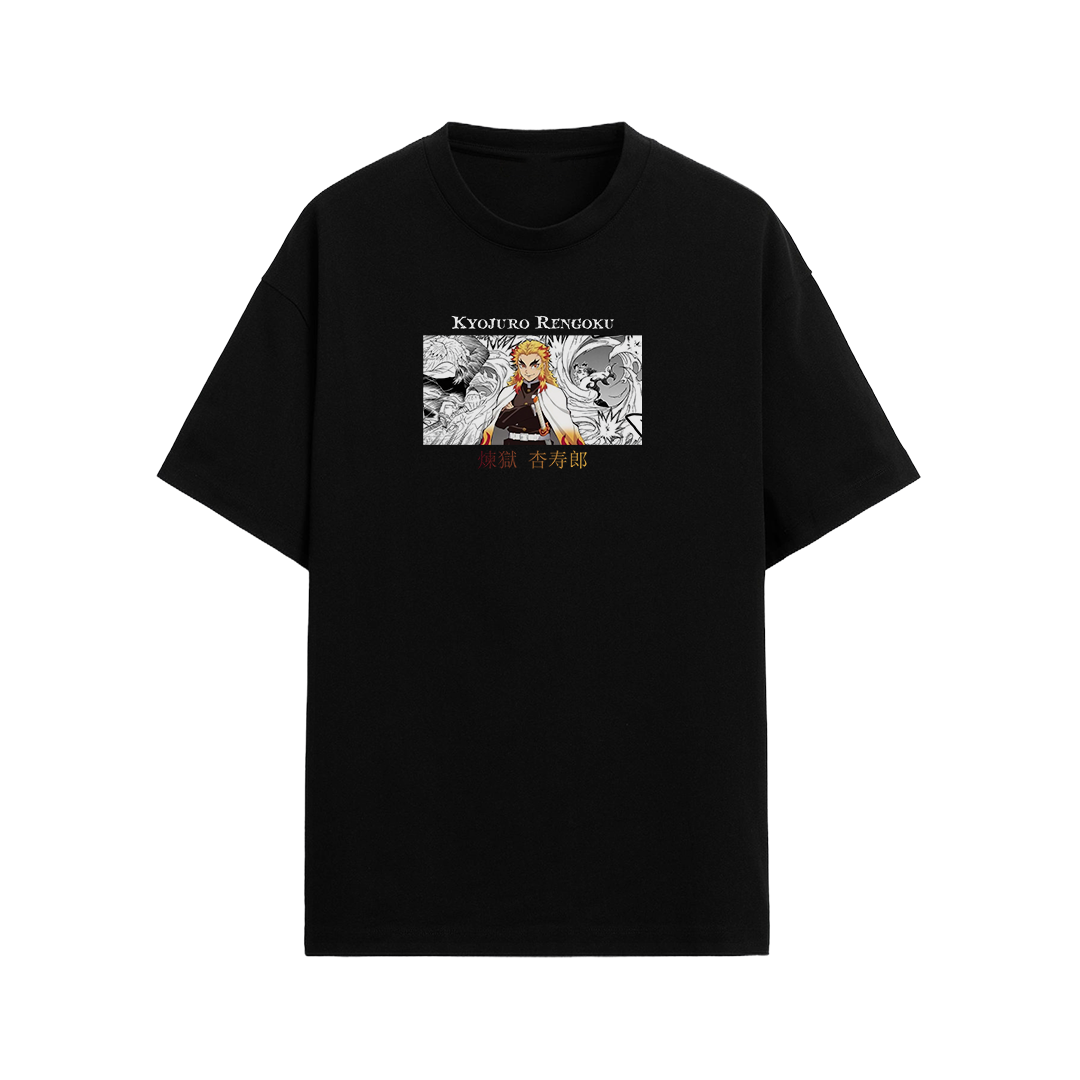 Kyōjurō Rengoku | Flame Hashira  - Oversized Unisex Graphic T-shirt