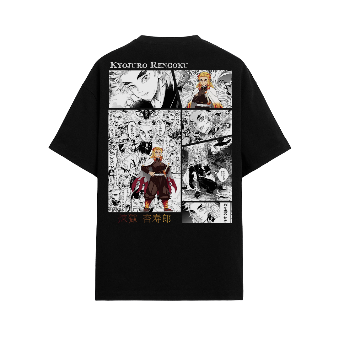 Kyōjurō Rengoku | Flame Hashira  - Oversized Unisex Graphic T-shirt