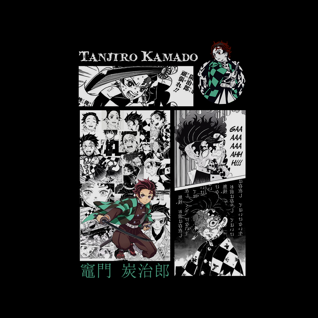 Tanjiro Kamado | Demon Slayer - Oversized Unisex Graphic T-shirt