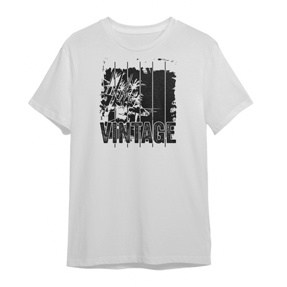 Vintage Graphic Unisex White T-shirt