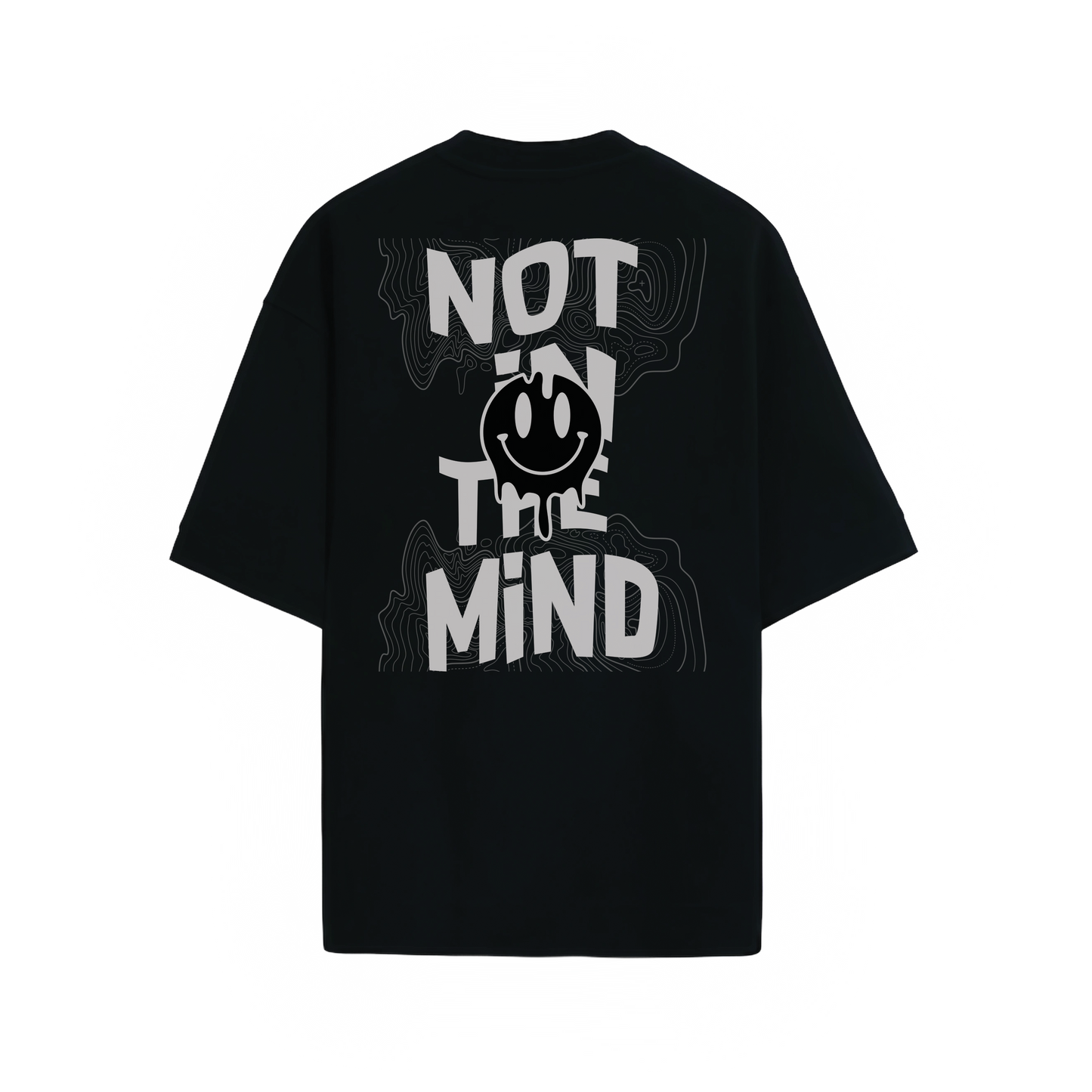 Not In The Mind Oversized Unisex Graphic T-shirt