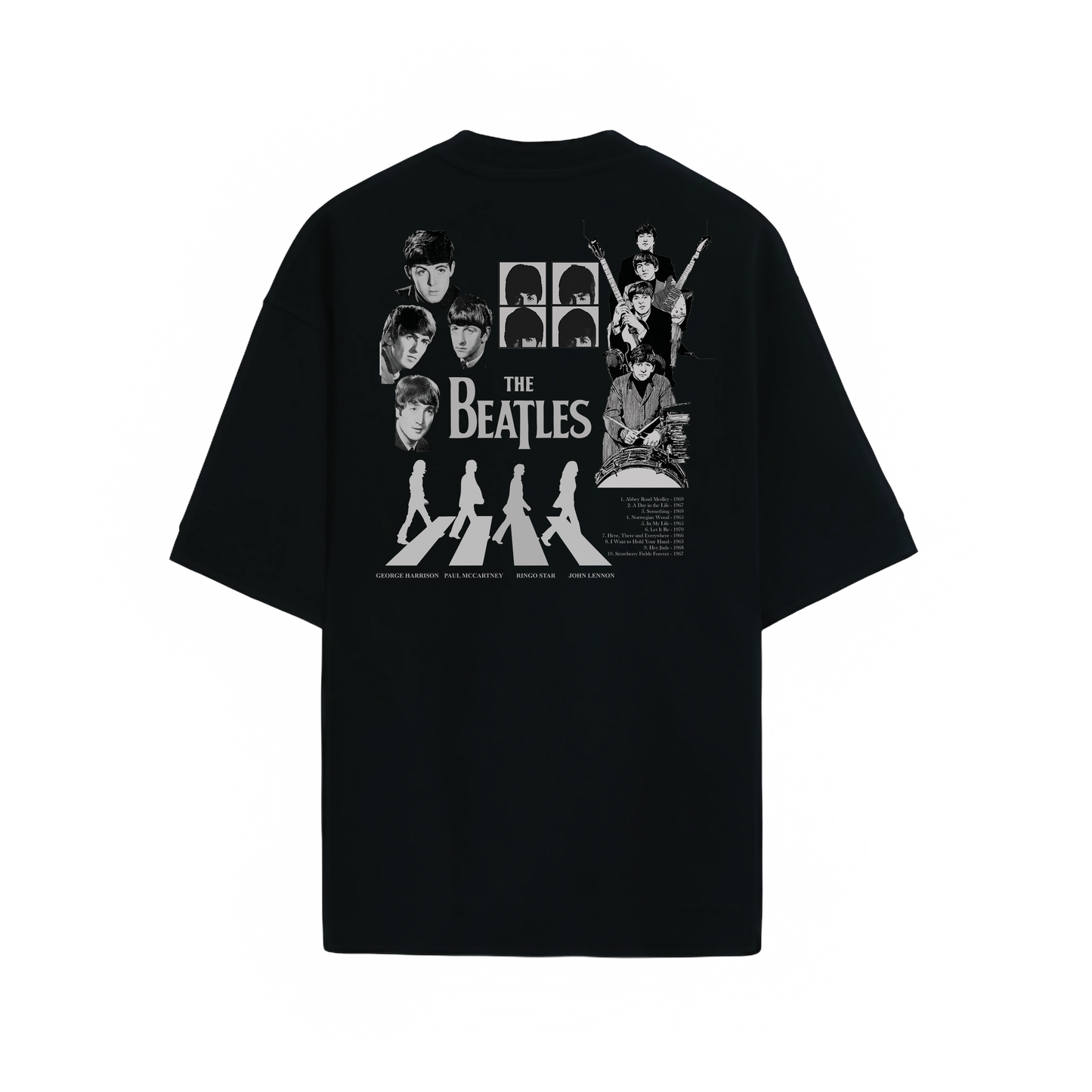 The Beatles Oversized Unisex Graphic T-shirt