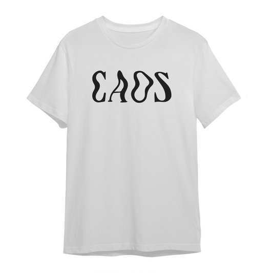 CAOS Unisex White T-shirt